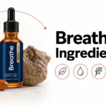 review thumbnail showing Breathe liquid drops and the primary keyword breathe ingredients