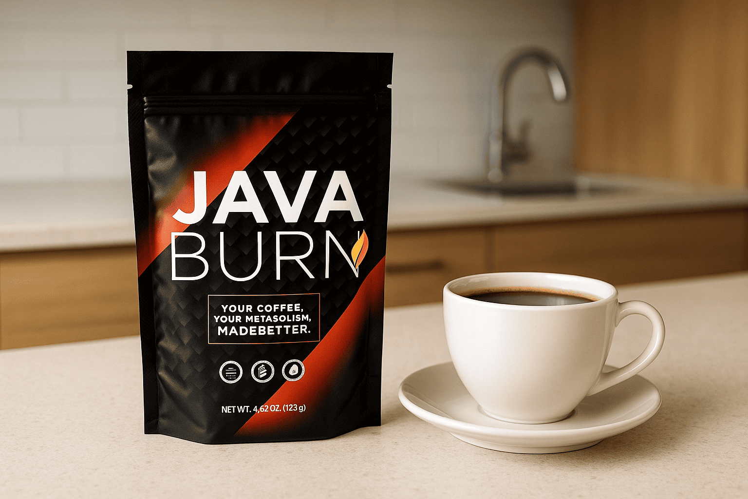 JavaBurn scam or legit: JavaBurn product package in a clean editorial preview