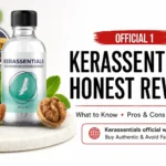 Kerassentials official website honest review thumbnail showing the authentic bottle and a clear headline