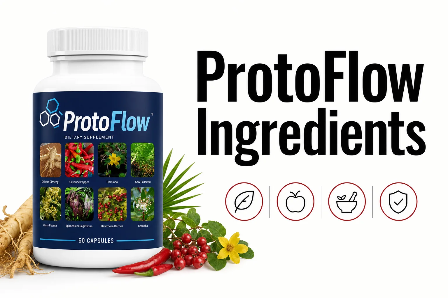 review thumbnail for ProtoFlow showing the bottle and large text 'protoflow ingredients'